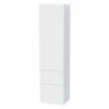 Miller - New York Tall Cabinet with Door Storage & Drawers - White