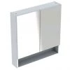 Geberit Selnova Square S 588mm White 2-Door Mirror Cabinet