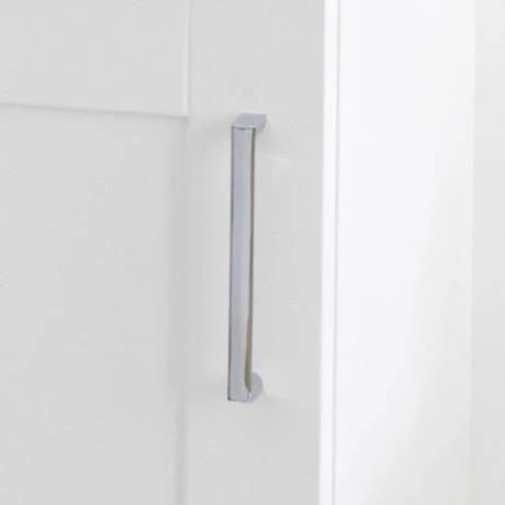 Miller London 60 Wall Hung Two Door Vanity Unit + Basin (White) 4 Miller London 60 Wall Hung Two Door Vanity Unit + Basin (White) - Image 4