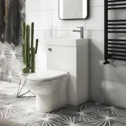 Alaska Combined Two-In-One Wash Basin & Toilet (500mm wide x 300mm)