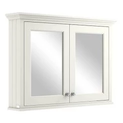 Bayswater Pointing White 1050mm Mirror Wall Cabinet
