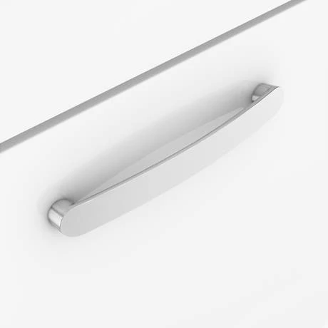 Brooklyn 800mm White Gloss Vanity Unit - Floor Standing 2 Drawer Unit 5 Brooklyn 800mm White Gloss Vanity Unit - Floor Standing 2 Drawer Unit - Image 5