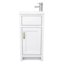 Chatsworth Traditional White Small Vanity - 400mm Wide 10 Chatsworth Traditional White Small Vanity - 400mm Wide -White Bathroom Furniture Shop C400WHT n d2 460