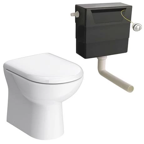 Cove 500mm BTW Toilet Unit inc. Cistern + Soft Close Seat (Depth 330mm) 3 Cove 500mm BTW Toilet Unit inc. Cistern + Soft Close Seat (Depth 330mm) - Image 3