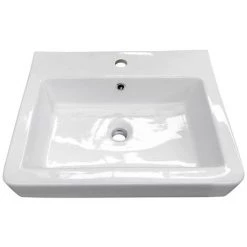 Chatsworth Traditional White 560mm Vanity Sink + 300mm Cupboard Unit -White Bathroom Furniture Shop C825WHT detail3 460