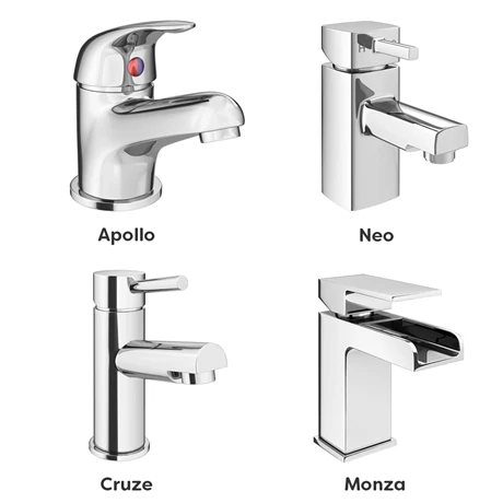 Cove Vanity Unit Cloakroom Suite + Basin Mixer Tap (W1050 x D300mm) 2 Cove Vanity Unit Cloakroom Suite + Basin Mixer Tap (W1050 x D300mm) - Image 2