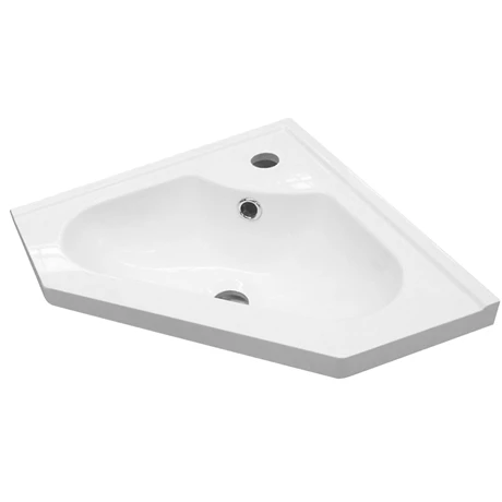 Chatsworth Traditional White Corner Vanity Unit 2 Chatsworth Traditional White Corner Vanity Unit - Image 2