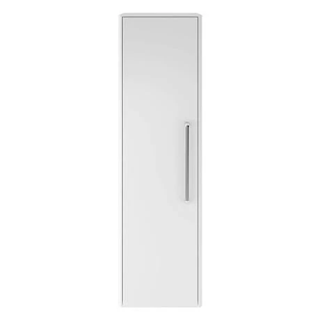 Hudson Reed Solar 350mm Wall Hung Tall Unit - Pure White - CUR162 1 Hudson Reed Solar 350mm Wall Hung Tall Unit - Pure White - CUR162