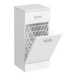 Cove 1720mm 4 Piece Vanity Unit Suite (High Gloss White - Depth 300mm) -White Bathroom Furniture Shop CV1720BS n d3 460