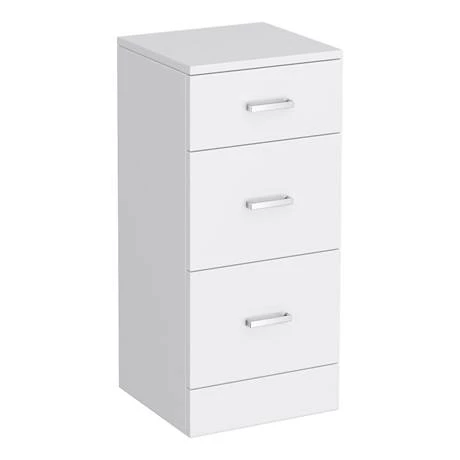 Cove 2020mm Bathroom Furniture Pack (High Gloss White - Depth 330mm) 5 Cove 2020mm Bathroom Furniture Pack (High Gloss White - Depth 330mm) - Image 5