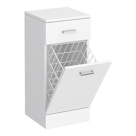 Cove 2270mm Bathroom Furniture Pack (High Gloss White - Depth 330mm) 6 Cove 2270mm Bathroom Furniture Pack (High Gloss White - Depth 330mm) - Image 6