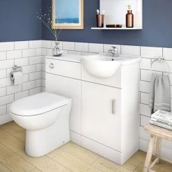 Cove White 450mm Small Vanity Unit 5 Cove White 450mm Small Vanity Unit -White Bathroom Furniture Shop CV450 d3 460