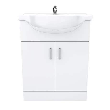 Cove White 650mm Vanity Unit (Flat Packed) 4 Cove White 650mm Vanity Unit (Flat Packed) - Image 4