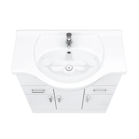 Cove White 750mm Vanity Unit 5 Cove White 750mm Vanity Unit - Image 5