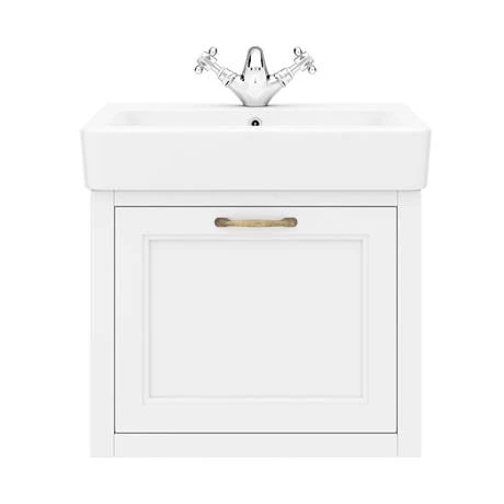 Chatsworth Traditional White 560mm Wall Hung Vanity 5 Chatsworth Traditional White 560mm Wall Hung Vanity - Image 5