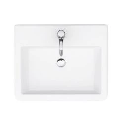 Chatsworth Traditional White 560mm 2 Drawer Wall Hung Vanity -White Bathroom Furniture Shop CWH560WHT2D n d5 460