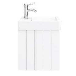 Chatsworth Traditional White 560mm 2 Drawer Wall Hung Vanity -White Bathroom Furniture Shop CWH560WHT2D n d6 460
