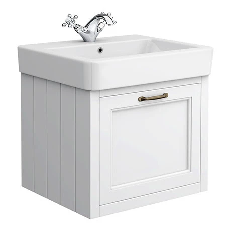Chatsworth Traditional White 560mm Wall Hung Vanity 1 Chatsworth Traditional White 560mm Wall Hung Vanity