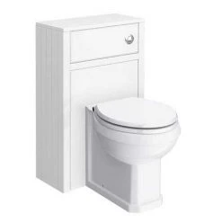 Chatsworth Traditional 500mm White Toilet Unit + Pan