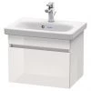 Duravit DuraStyle 550mm 1-Drawer Wall Mounted Vanity Unit - White High Gloss