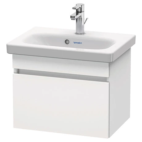 Duravit DuraStyle 550mm 1-Drawer Wall Mounted Vanity Unit - White Matt 1 Duravit DuraStyle 550mm 1-Drawer Wall Mounted Vanity Unit - White Matt