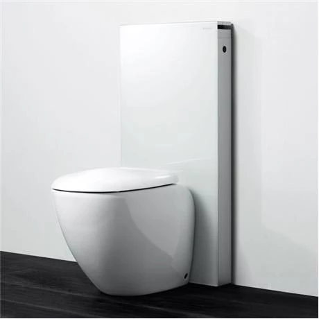 Geberit - Monolith WC Unit & Cistern for Floorstanding WC's - White/Aluminium 1 Geberit - Monolith WC Unit & Cistern for Floorstanding WC's - White/Aluminium