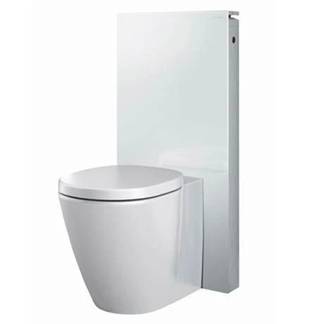 Geberit - Monolith WC Unit & Cistern for Floorstanding WC's - White/Aluminium 2 Geberit - Monolith WC Unit & Cistern for Floorstanding WC's - White/Aluminium - Image 2