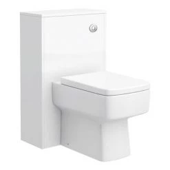 Haywood White Modern Sink Vanity Unit + Toilet Package 9 Haywood White Modern Sink Vanity Unit + Toilet Package -White Bathroom Furniture Shop HYWVTP d3 460