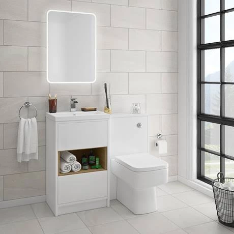 Haywood 500mm Gloss White WC Unit Only 2 Haywood 500mm Gloss White WC Unit Only - Image 2