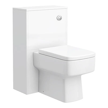 Haywood 500mm Gloss White WC Unit Only 1 Haywood 500mm Gloss White WC Unit Only