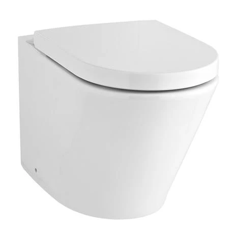 Toreno Cloakroom Suite inc. Modern Toilet (White Gloss) 4 Toreno Cloakroom Suite inc. Modern Toilet (White Gloss) - Image 4