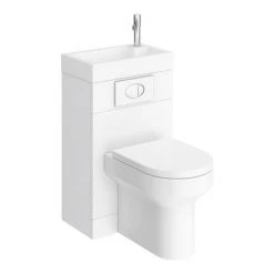 Metro Combined Two-In-One Wash Basin & Toilet (500mm wide x 300mm) 11 Metro Combined Two-In-One Wash Basin & Toilet (500mm wide x 300mm) -White Bathroom Furniture Shop METCOMBWC d5 460