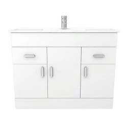 Toreno 1500mm Gloss White Vanity Unit Bathroom Suite - Depth 400/200mm 11 Toreno 1500mm Gloss White Vanity Unit Bathroom Suite - Depth 400/200mm -White Bathroom Furniture Shop MOD1500 n d4 460