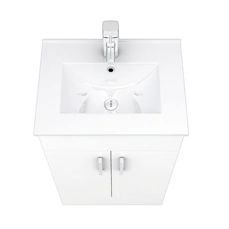Toreno White 500mm Vanity Unit (Flat Packed) 4 Toreno White 500mm Vanity Unit (Flat Packed) - Image 4