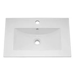Toreno Small Vanity Sink With Cabinet - 500mm Modern High Gloss White -White Bathroom Furniture Shop MV500 detail1 460