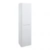 Monza Gloss White Tall Wall Hung Storage Unit - 1500mm High