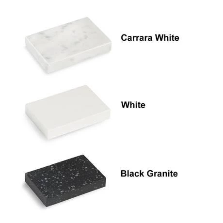 Burlington 65 2-Drawer Vanity Unit & Minerva Worktop with Basin - Matt White 2 Burlington 65 2-Drawer Vanity Unit & Minerva Worktop with Basin - Matt White - Image 2