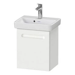 Duravit No.1 450mm White Matt Wall Mounted Vanity Unit with Basin