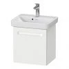 Duravit No.1 500mm White Matt Wall Mounted Vanity Unit with Basin