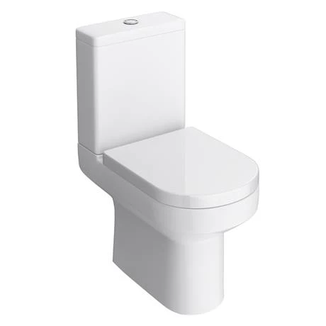 Nova Small Cloakroom Suite - Gloss White 2 Nova Small Cloakroom Suite - Gloss White - Image 2