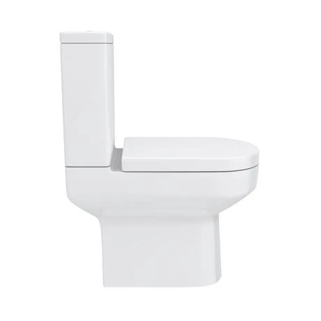Nova Small Cloakroom Suite - Gloss White 3 Nova Small Cloakroom Suite - Gloss White - Image 3