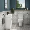 Nova Small Cloakroom Suite - Gloss White