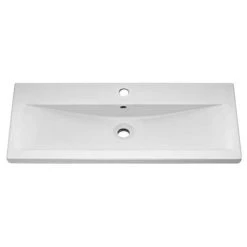 Nova 1000mm Mid-Edge Basin High Gloss White Vanity Unit -White Bathroom Furniture Shop NVME1000 d3 460