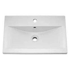 Nova 600mm Mid-Edge Basin High Gloss White Vanity Unit 5 Nova 600mm Mid-Edge Basin High Gloss White Vanity Unit -White Bathroom Furniture Shop NVME600 d2 460