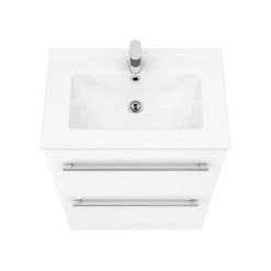 Nova High Gloss White Vanity Bathroom Suite - W1100 x D400/200mm 11 Nova High Gloss White Vanity Bathroom Suite - W1100 x D400/200mm -White Bathroom Furniture Shop NWCVTFW600 n d3 460