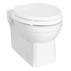 Burlington 60 Back to Wall Unit & Wall Hung Pan (excluding Seat) - Matt White 5 Burlington 60 Back to Wall Unit & Wall Hung Pan (excluding Seat) - Matt White -White Bathroom Furniture Shop P10 L 460