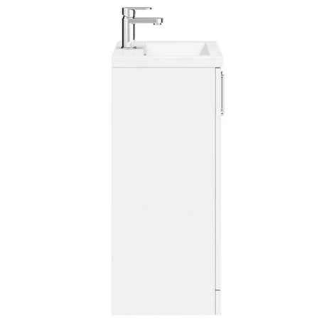 Pallas 500 Modern Gloss White Floor Standing Vanity Unit 5 Pallas 500 Modern Gloss White Floor Standing Vanity Unit - Image 5