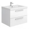 Hudson Reed 720mm Gloss White Modular Basin Vanity Unit