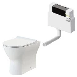 Monza White Ash Wall Hung Bathroom Furniture Package -White Bathroom Furniture Shop RDWWHPK detail01 460