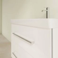 Villeroy and Boch Avento Wall Hung Vanity Unit 800mm - Crystal White - SAVE05B401 10 Villeroy and Boch Avento Wall Hung Vanity Unit 800mm - Crystal White - SAVE05B401 -White Bathroom Furniture Shop SAVE05B401 D4 460